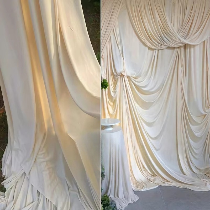 Curtain Curtain - Tela Elástica de Seda de Leche