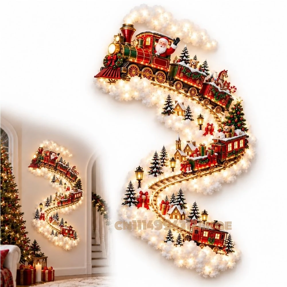 Vase Decor - Guirnalda de luces navideñas con motivos