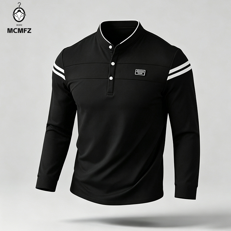 Wall Sticker - Polo de manga larga para hombre,