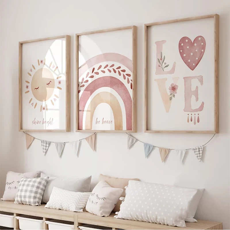 Abstract Canvas Set - Juego de 3 pósteres de lona
