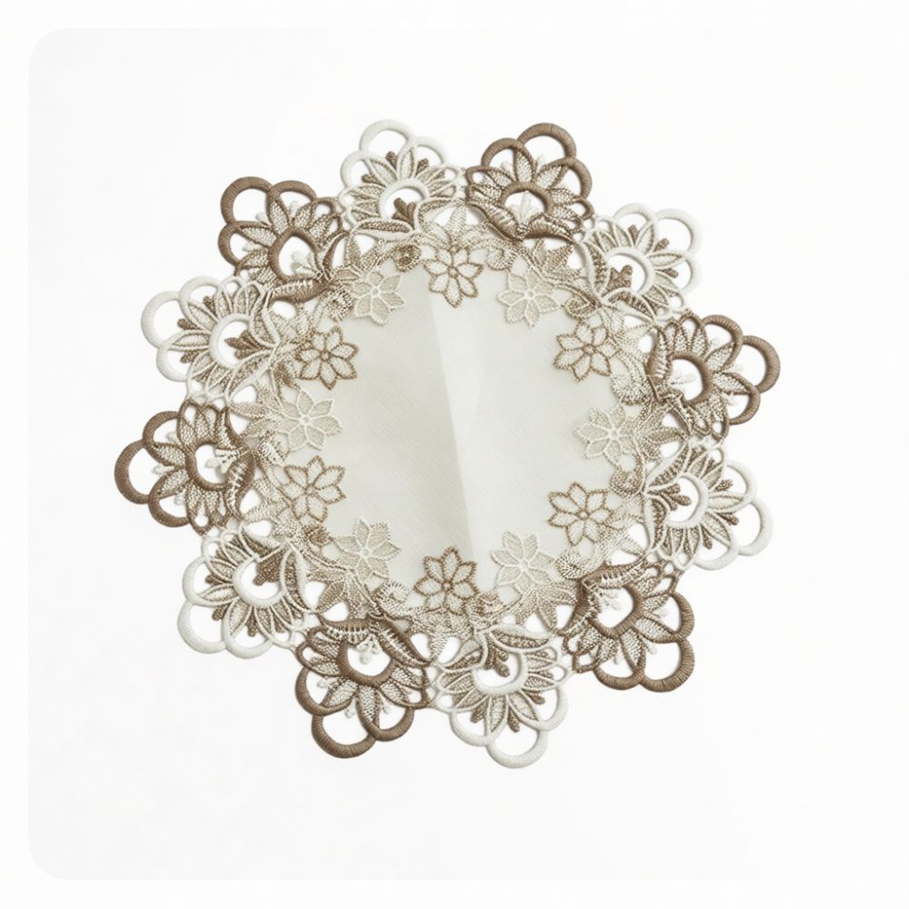 Table Runner - Mantel individual de encaje soluble en