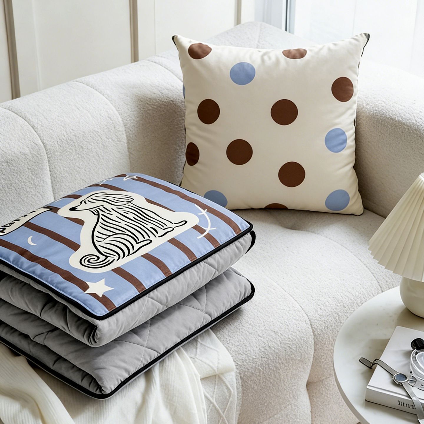 Throw Pillow - Manta de cojín con estampado de