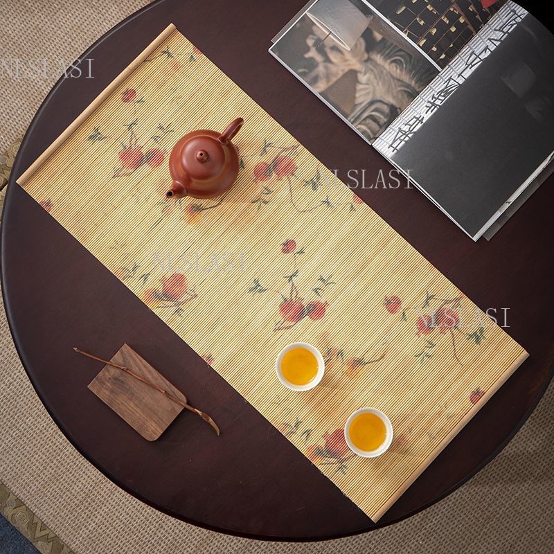 Camino de mesa de bambú con es - Table Runner reseña y precio