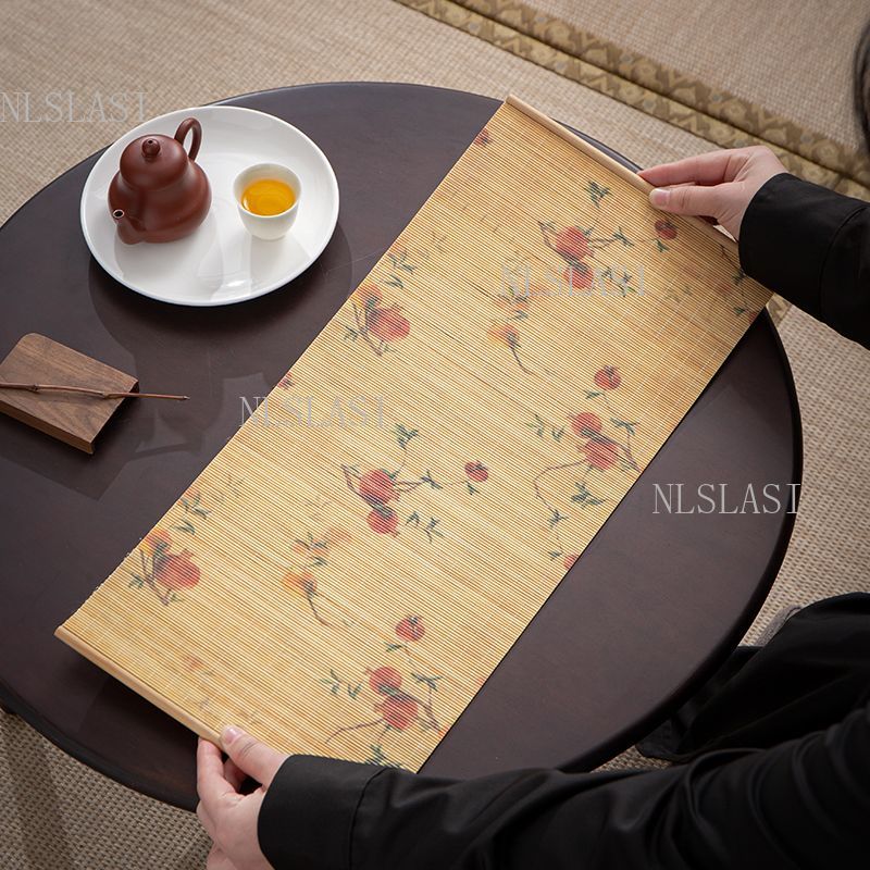 Camino de mesa de bambú con es - Table Runner reseña y precio