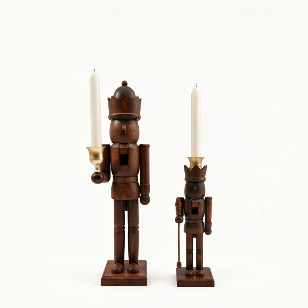 Cascanueces de estilo vintage  - Candle Holder Decor reseña y precio