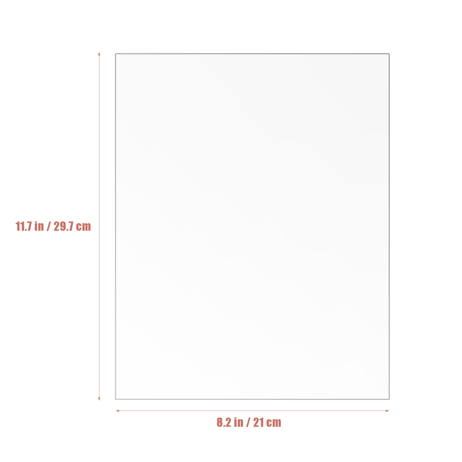 10 láminas de plástico transpa - Picture Frame reseña y precio