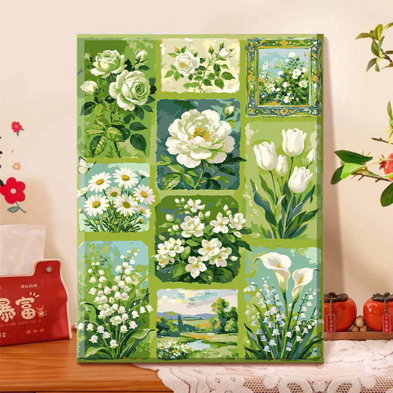 Colección de flores con doce d - Wall Art reseña y precio