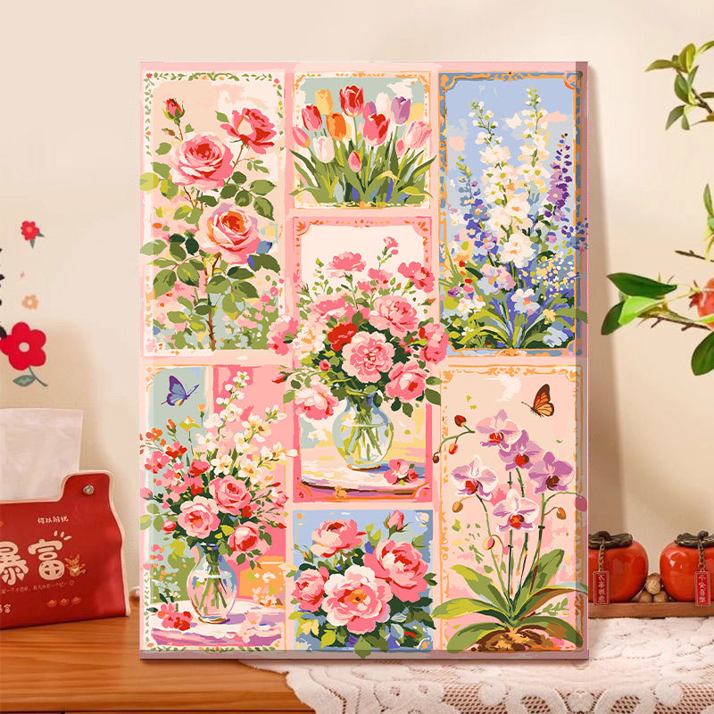 Colección de flores con doce d - Wall Art reseña y precio