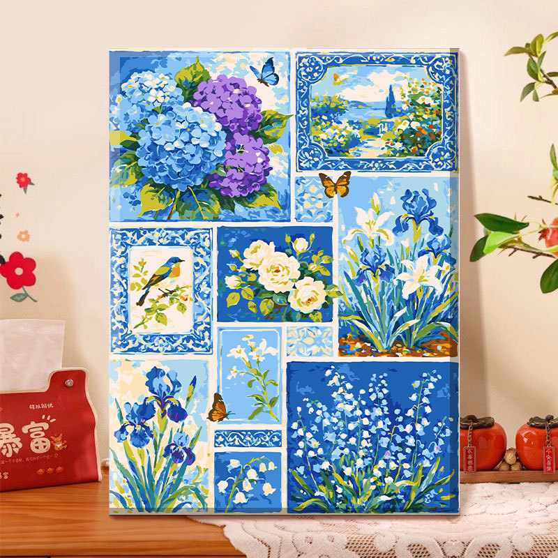 Colección de flores con doce d - Wall Art reseña y precio